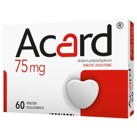 Acard 75 mg, 60 tabl.