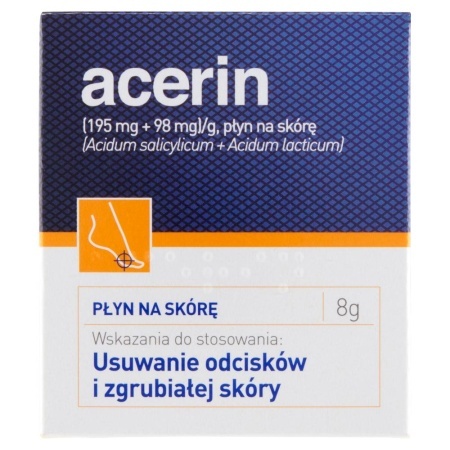 Acerin, płyn na skórę, 8 g