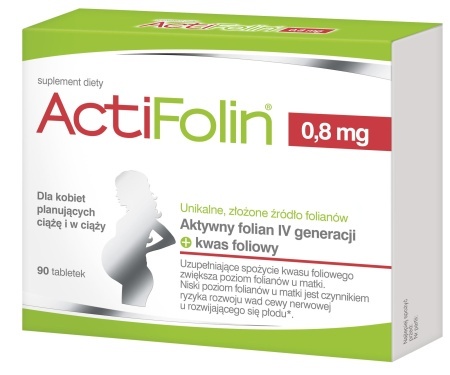 ActiFolin 0,8 mg, 30 tabl. 04/2024