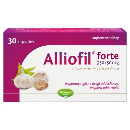Alliofil Forte 350 + 50 mg, 30 kapsułek