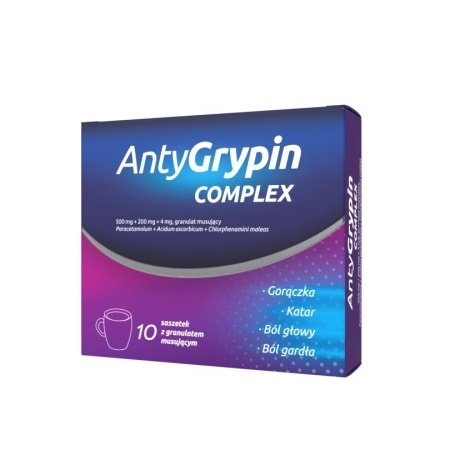 AntyGrypin complex, musujący granulat 10 saszetek