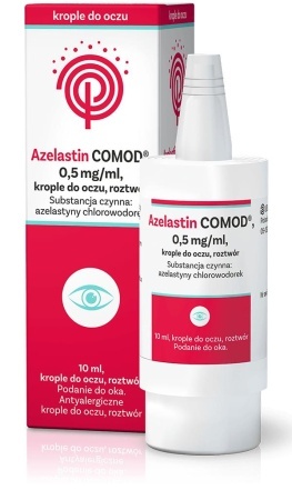 Azelastin Comod 0,5 mg/ml, krople do oczu, 10 ml