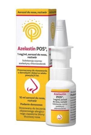 Azelastin POS, 1mg/ml, aerozol do nosa, 10 ml