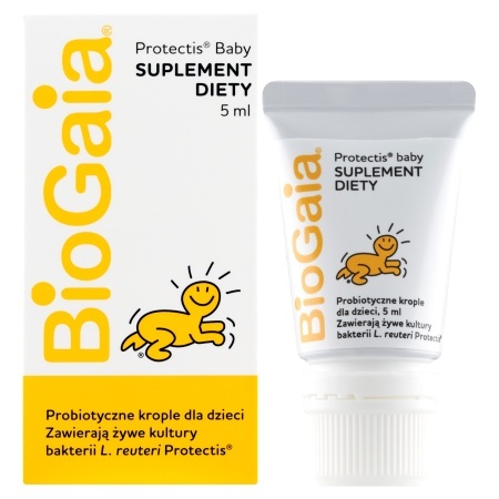 BioGaia Protectis Baby, probiotyczne krople dla dzieci, tuba 5 ml