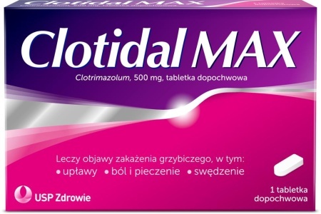 Clotidal MAX 500 mg, 1 tabl.