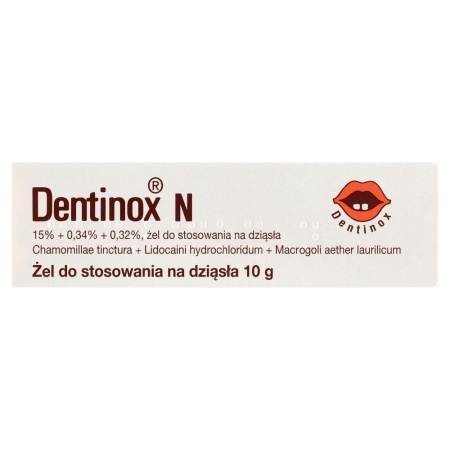 Dentinox N, żel na dziąsła, 10 g