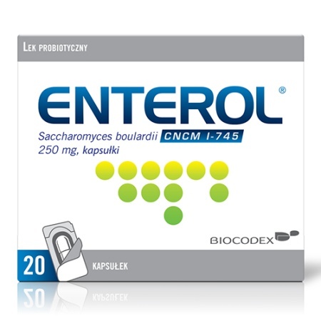 Enterol 250 mg, 20 kaps.