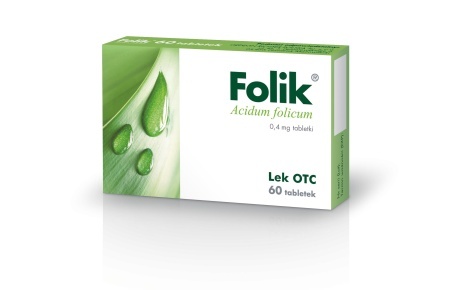 Folik 0,4 mg, 60 tabl.
