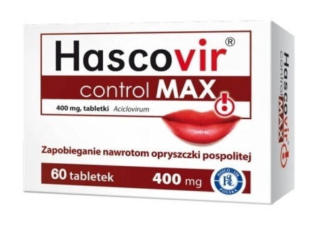 Hascovir Control MAX 400 mg, 60 tabletek