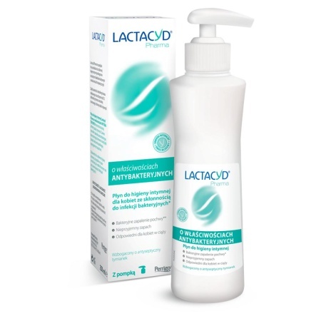 Lactacyd Pharma Płyn do higieny intymnej o właściwościach antybakteryjnych, 250 ml
