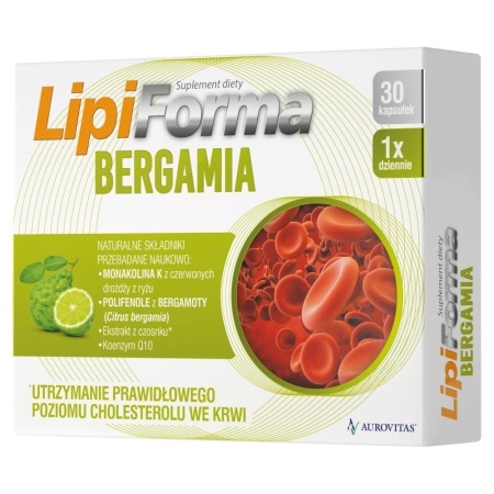 LipiForma Bergamia, 30 kaps.
