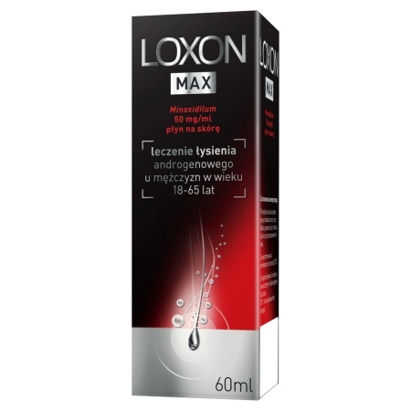 Loxon Max (5%) płyn na wypadanie włosów, 60 ml
