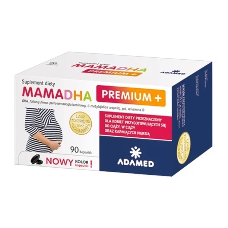 MamaDHA Premium+, 90 kaps.