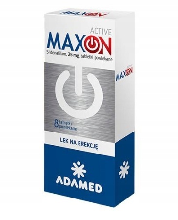 Maxon Active 25 mg, 8 tabletek