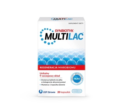 Multilac Synbiotyk, 20 kaps.