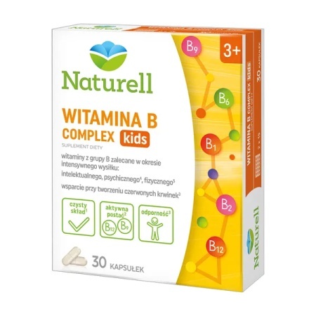 Naturell Witamina B Complex kids, 30 kaps.
