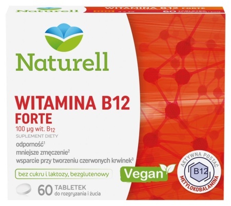 Naturell Witamina B12 Forte, 60 tabl.