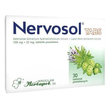 Nervosol Tabs, 100 mg + 32 mg, 30 tabl.