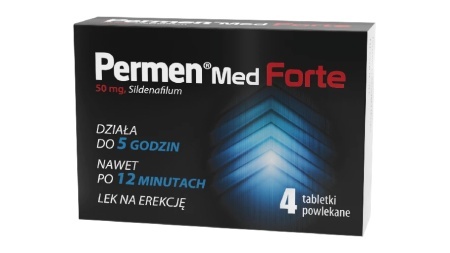 Permen Med Forte 50 mg, 4 tabletki