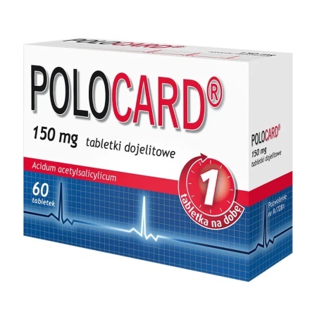 Polocard 150 mg, 60 tabl.
