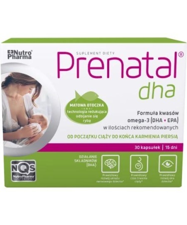 Prenatal DHA, 30 kaps.