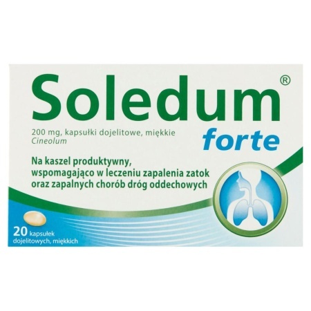 Soledum forte, 200 mg, 20 kapsułek