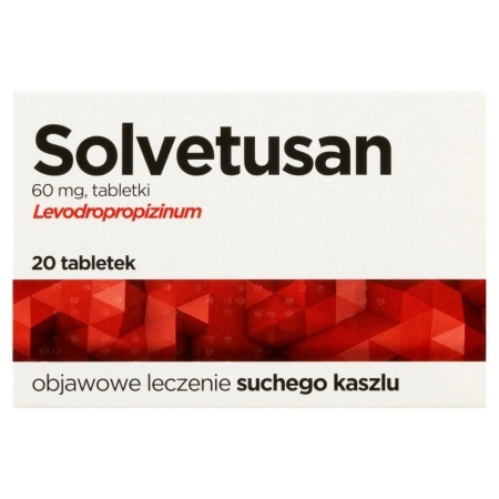 Solvetusan 60 mg, 20 tabletek