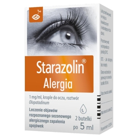 Starazolin Alergia 1 mg / 1 ml, krople do oczu, 2 x 5 ml