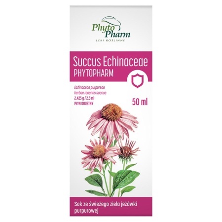 Succus Echinaceae Phytopharm Płyn doustny 50 ml