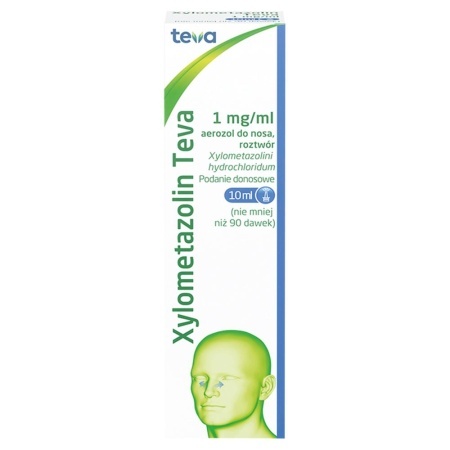 Xylometazolin, aerozol do nosa, 10 ml